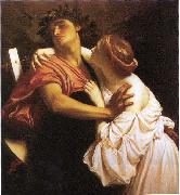 Lord Frederic Leighton Orpheus and Euridice oil painting on canvas